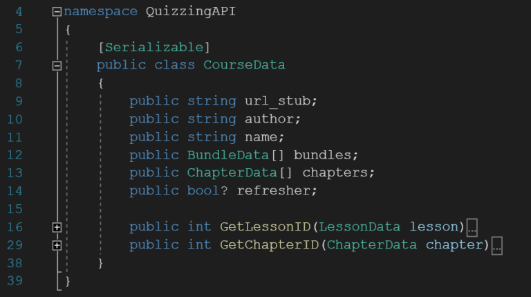 Code Samples – The T-Wall
